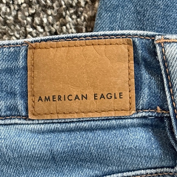 American Eagle Women’s Jeans Super High Rise Baggy Wide Leg Cargo Size 2 - Picture 9 of 14